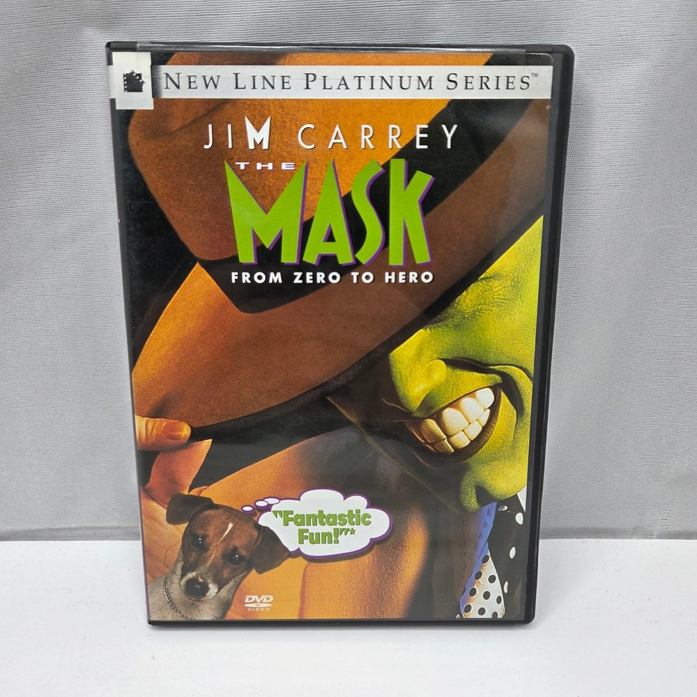 The Mask DVD Jim Carrey New Line Platinum Series 90s Comedy
